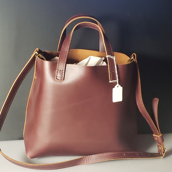 NWT Portland Leather Goods Medium Tote (Outlet Purchase) - Picture 2 of 8